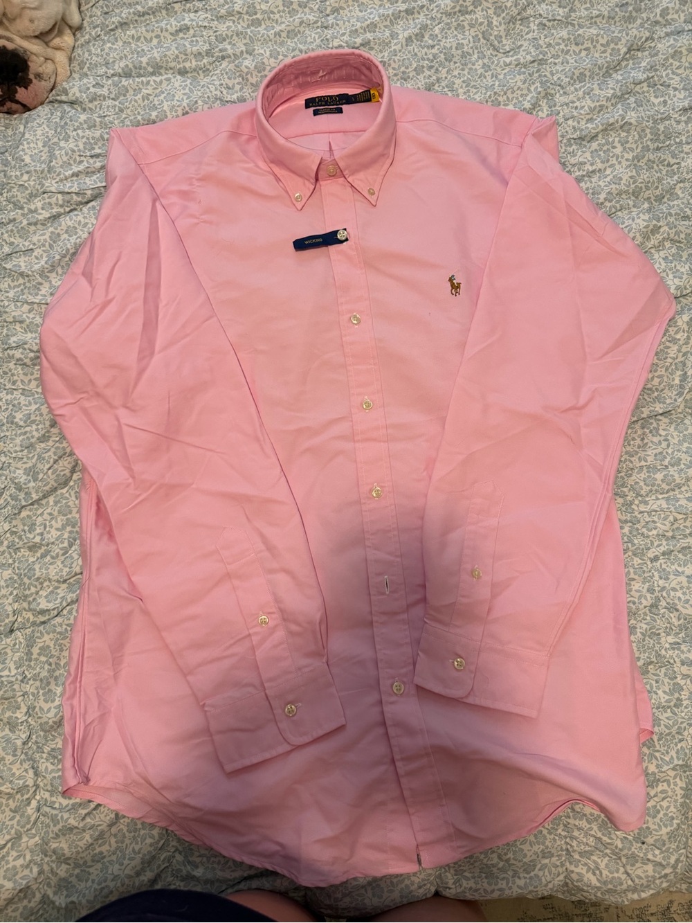 Ralph Lauren Men’s Pink Button-Down Dress Shirt